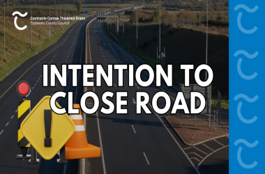 Intention to close road 