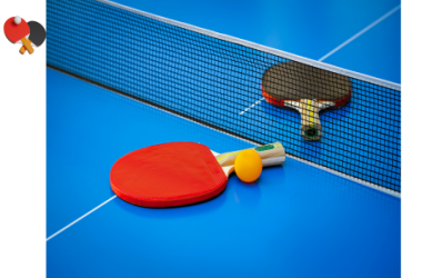 table tennis rackets and table