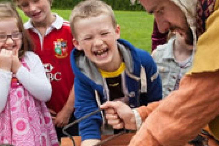 Children at a festival