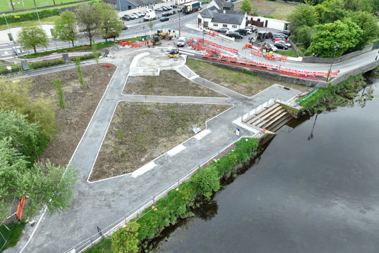 New path layout for Carrick Park