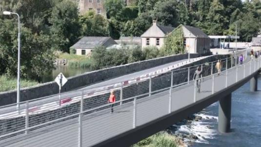Ardfinnan pedestrian and cycle bridge