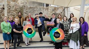 group photo of organisers for the launch of Tipperary Culture Night 2025