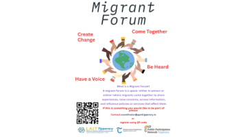 poster with details of the event